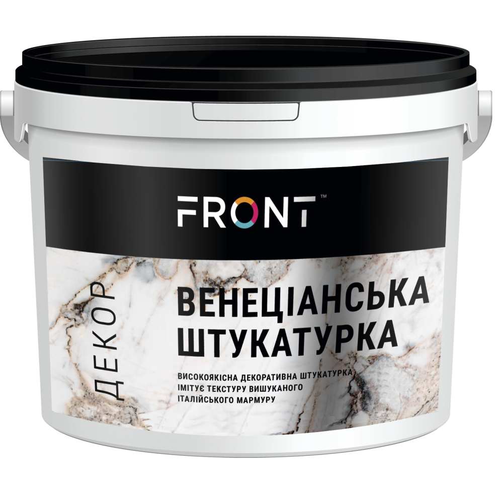 Штукатурка ВЕНЕЦІАНСЬКА, FRONT, біла, 8кг